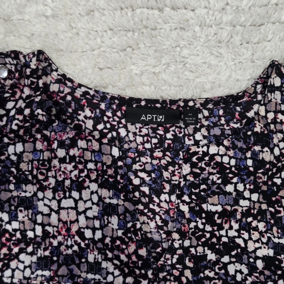 Calvin Klein And Apt 9 Women's Tops - Black and Purple Prints.  2 For 1 - Picture 5 of 14